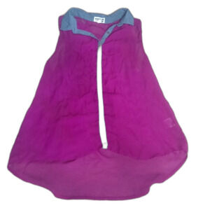 Dream Out Loud by Selena Gomez Y2K Sheer Lace Tank Top Purple Size XL